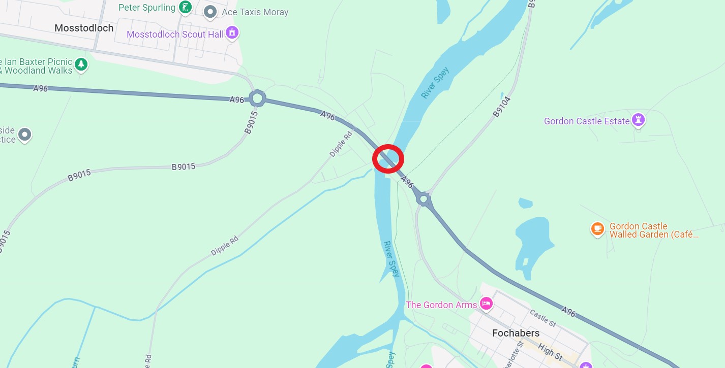 A96 Fochabers Bridge Inspection Works 