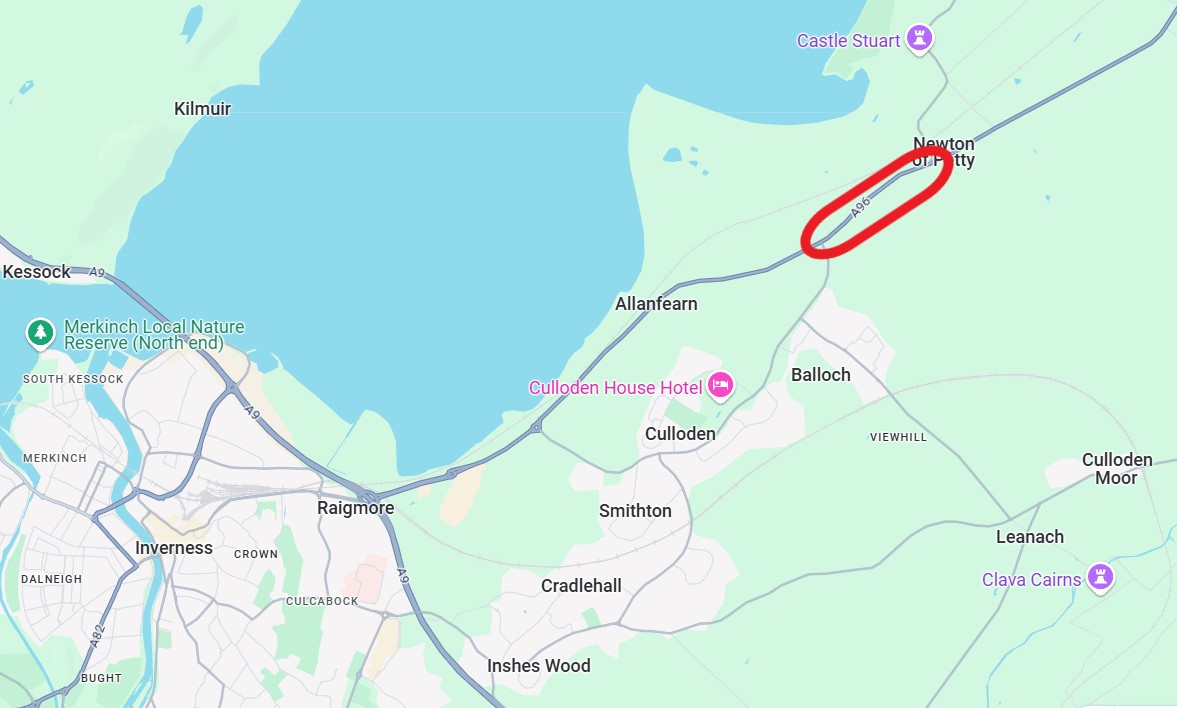 A96 Balloch location