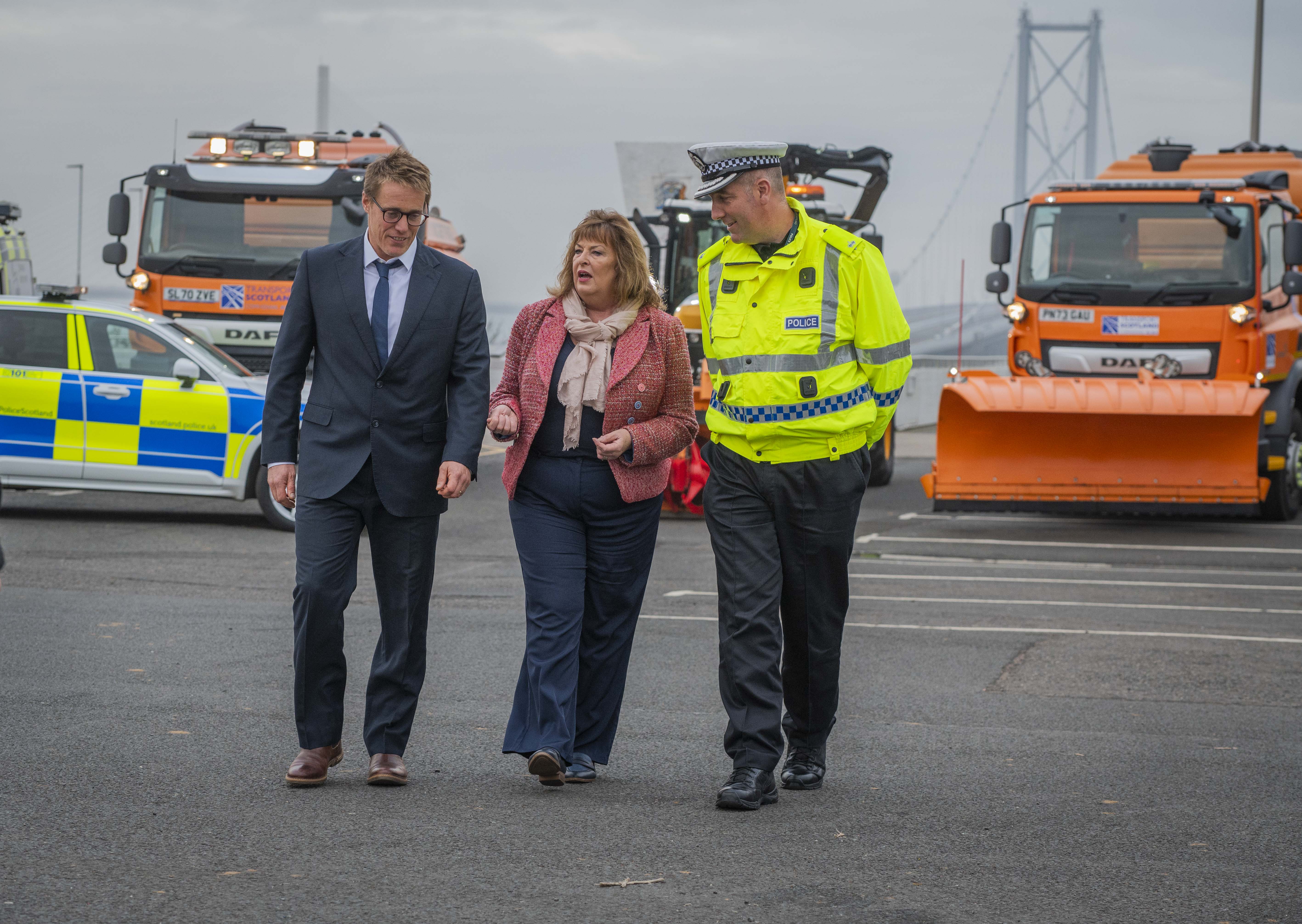 FIona Hyslop walking 